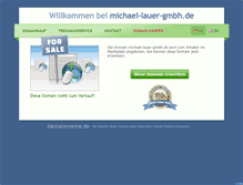 Tablet Screenshot of michael-lauer-gmbh.de